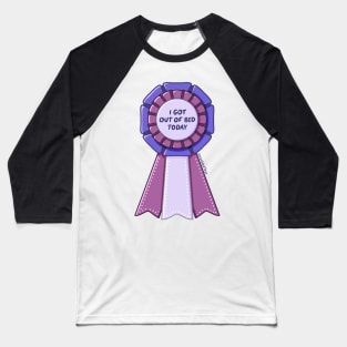 I got out of bed today ribbon Baseball T-Shirt